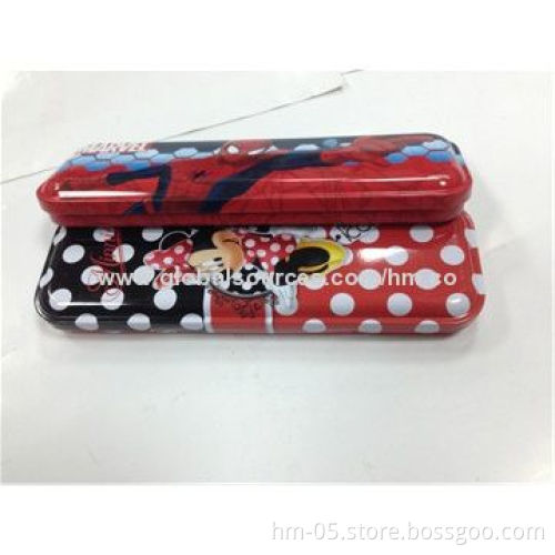 Mickey mouse pencil case, made of 0.23mm, shapes, sizes and printing can be customized